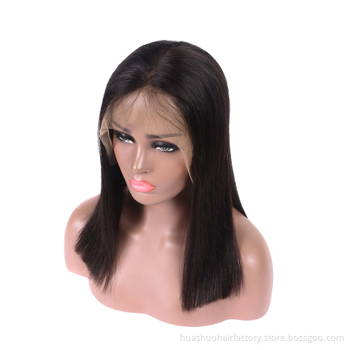 Middle Part Wholesale 8-16 Inch Short Bob Human Hair Wigs,Human Hair Short Bob Wig Lace Front Wigs For Black Women